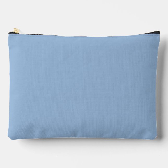 Carolina Blue Solid Colour Accessory Pouch (Front)