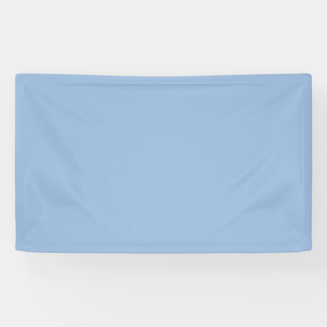 Carolina Blue Solid Colour Banner (Horizontal)
