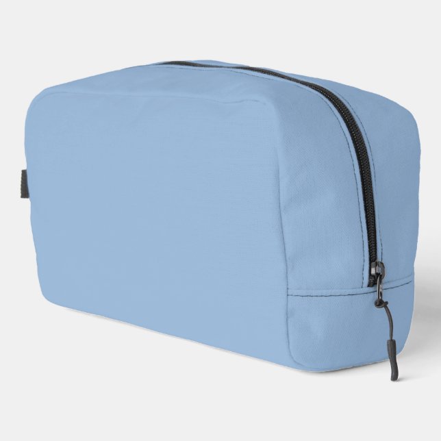 Carolina Blue Solid Colour Dopp Kit (Right Corner)