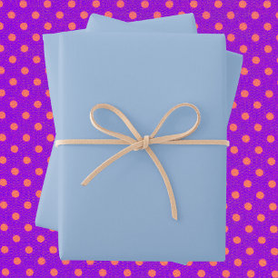Carolina Blue Solid Colour Wrapping Paper Sheet