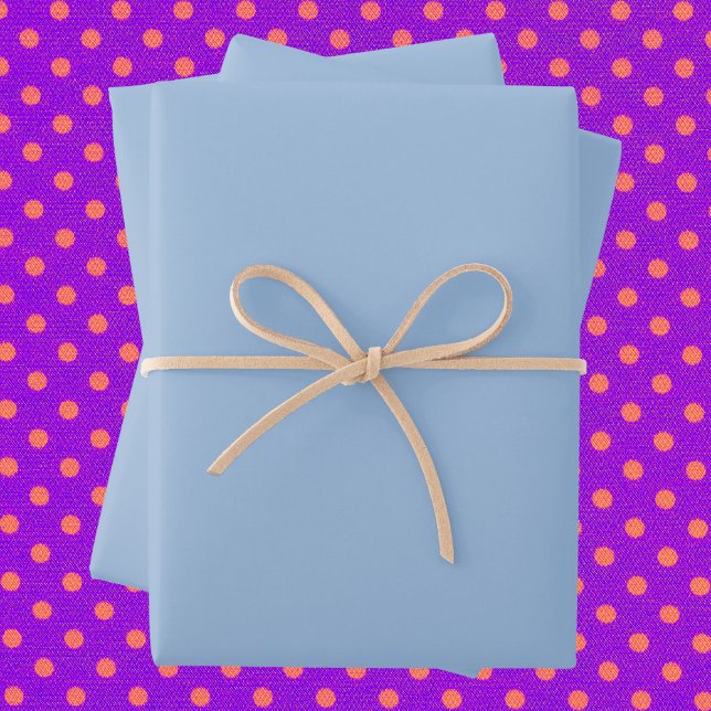 Carolina Blue Solid Colour Wrapping Paper Sheet (Creator Uploaded)