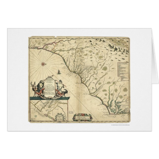 Carolina Country Map 1650 (Front Horizontal)