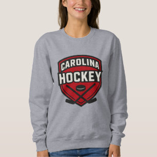Carolina Hockey Badge – Red and Black Local Hockey Sweatshirt