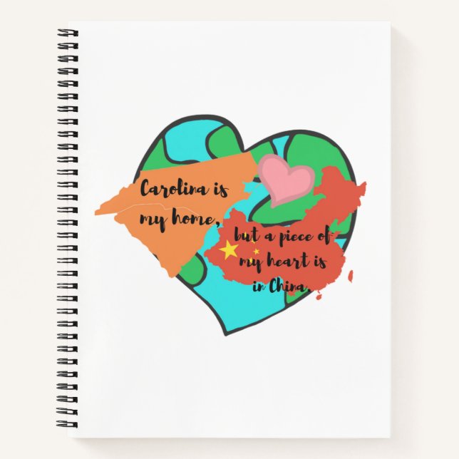 Carolina is my home.... Notebook (Front)