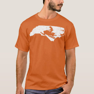 Carolina North Snowmobile Riding Winter Sports Sno T-Shirt