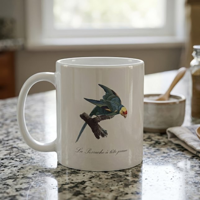 Carolina parakeet, Conuropsis carolinensis Coffee Mug (Carolina parakeet, Conuropsis carolinensis. Coffee Mug)