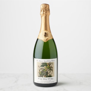 Carolina Parrot from Audubon's Birds of America Sparkling Wine Label