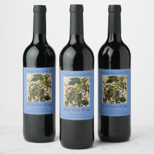 Carolina Parrot from Audubon's Birds of America Wine Label