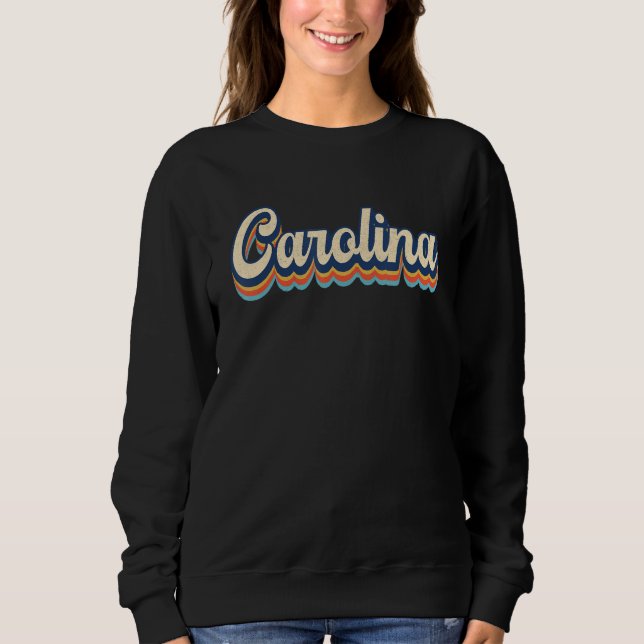 Carolina Retro Vacation Trip Family Reunion Matchi Sweatshirt (Front)