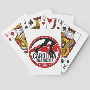 Carolina Rollergirls playing cards