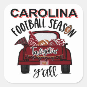 CAROLINA TAILGATIN SQUARE STICKER