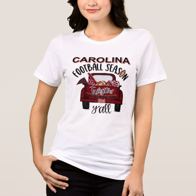 CAROLINA TAILGATING Tri-Blend SHIRT (Front)