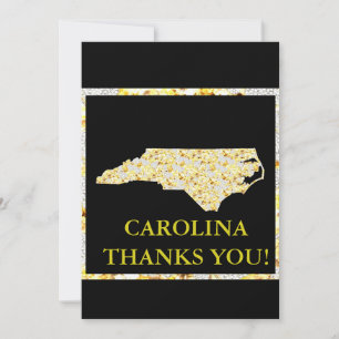 CAROLINA THANKS YOU! THANK YOU CARD