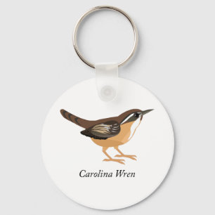 Carolina Wren Key Ring