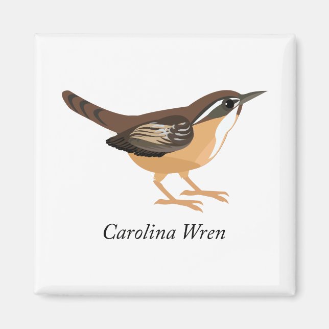 Carolina Wren Magnet (Front)