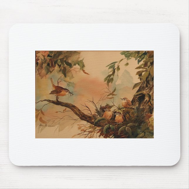 Carolina Wren Mouse Pad (Front)