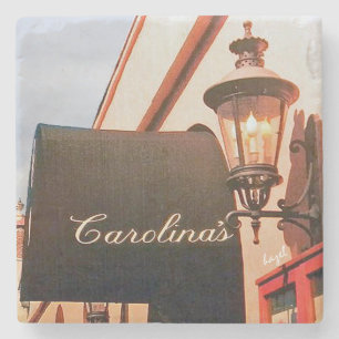 Carolina's, Charleston, SC Marble Coaster