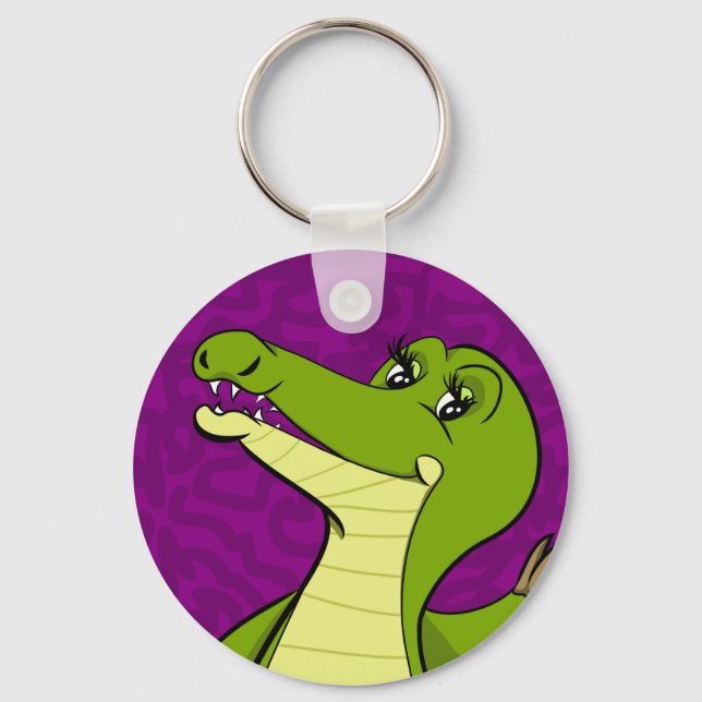 Caroline Crocodile Key Ring (Front)