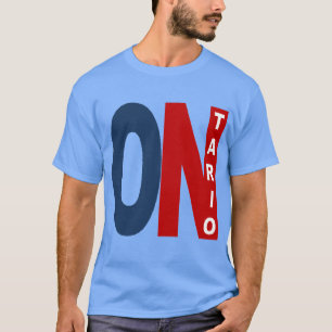 Caroline dark blue T-shirt for Men ONTARIO