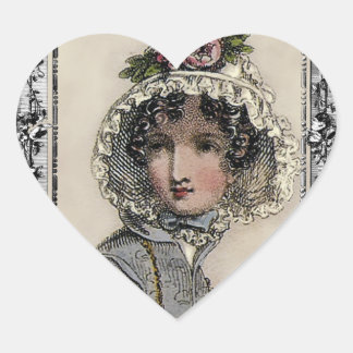 Caroline Heart Sticker