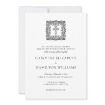 Caroline Simple Black Script Christian Wedding