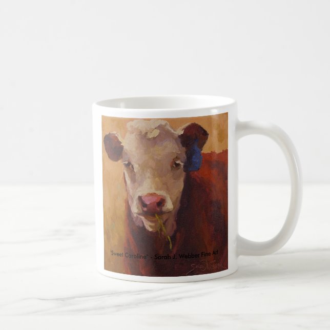 caroline, "Sweet Caroline" - Sarah J. Webber Fi... Coffee Mug (Right)