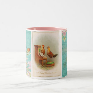 Caroling Chickens Coffee Mug