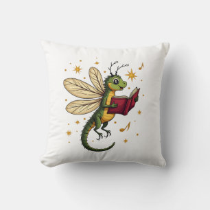 Caroling Dragonfly Cushion