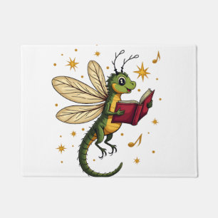 Caroling Dragonfly Doormat