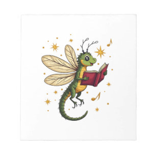 Caroling Dragonfly Notepad