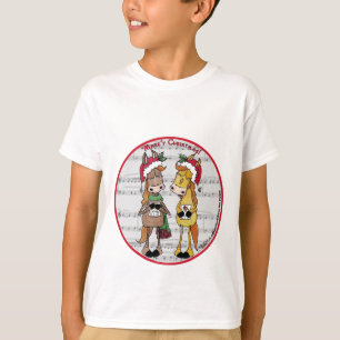 Caroling Horses- 'Mare'y Christmas T-Shirt