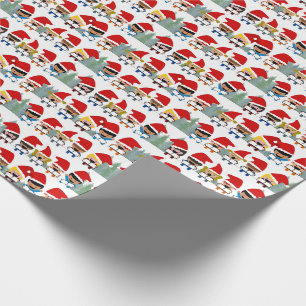 Caroling Kids Choir Christmas Wrapping Paper