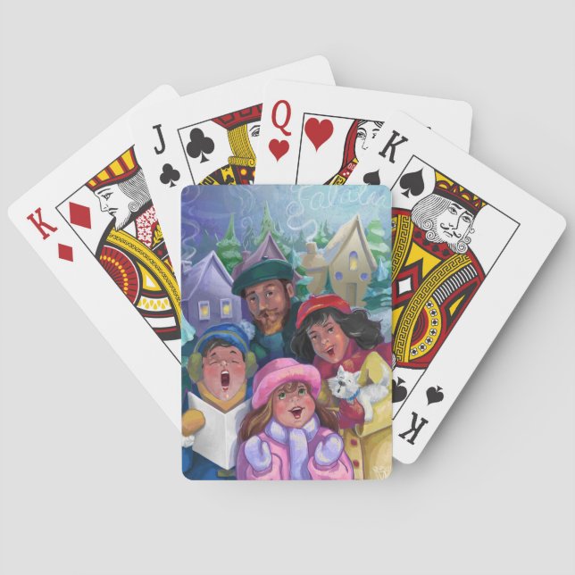 Caroling Playing Cards (Back)