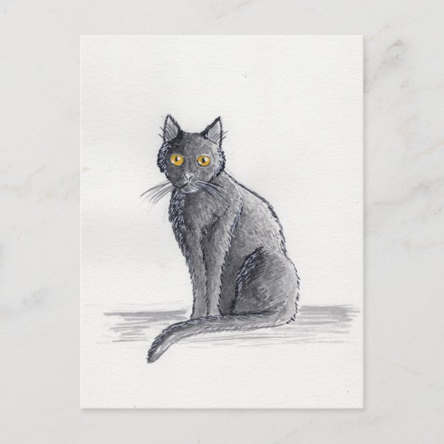 Carol's Drawing - Postcard (Front)