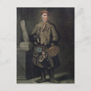 Carolus Linnaeus in his Lapland Dress Postcard