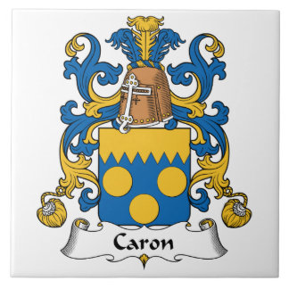 Caron Family Crest Tile