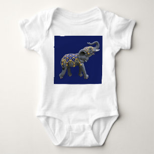 Carousel Animal Elephant Photo Baby Shirt