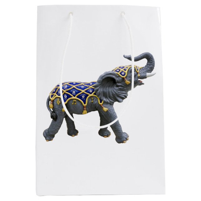 Carousel Animal Elephant Photo Gift Bag (Front)