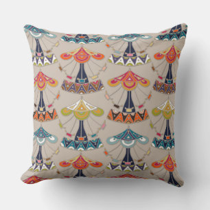 carousel damask cushion