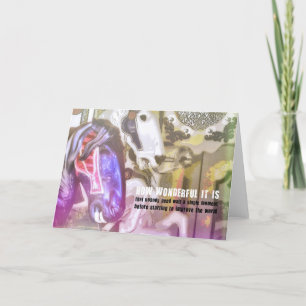 CAROUSEL GALLOP Greeting Card
