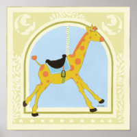 Carousel Giraffe by June Erica Vess