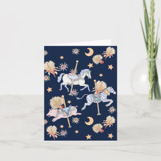 Carousel Greeting Card