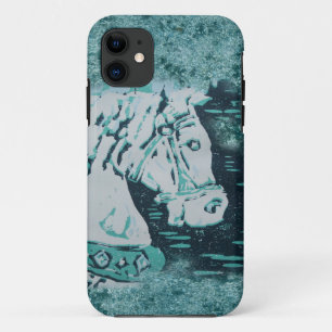 Carousel Horse Aquamarine Case-Mate iPhone Case