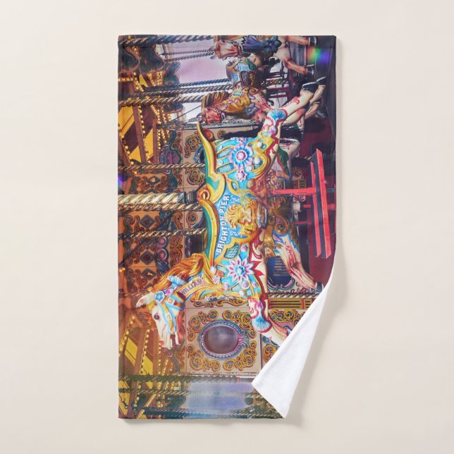 Carousel Horse Hand Towel (Hand Towel)
