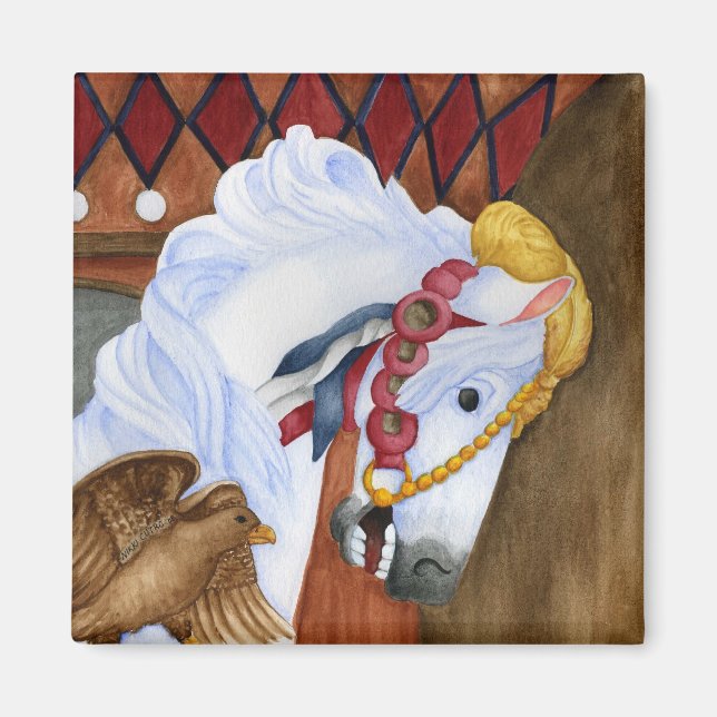 Carousel Horse Magnet (Front)