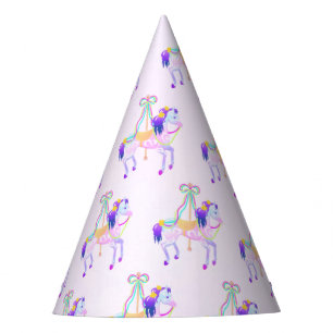 Carousel Horse paper party hat