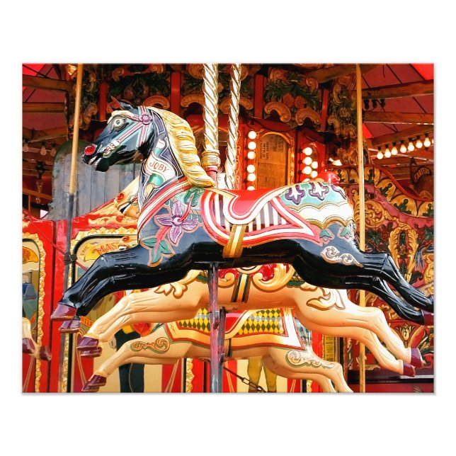 CAROUSEL HORSE PHOTO PRINT (Front)