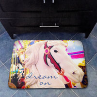 Carousel Horse Photography Dream On Script Quote