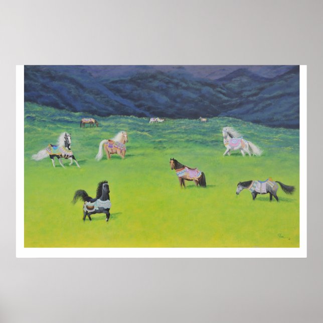 Carousel Horse Retirement Poster (Front)