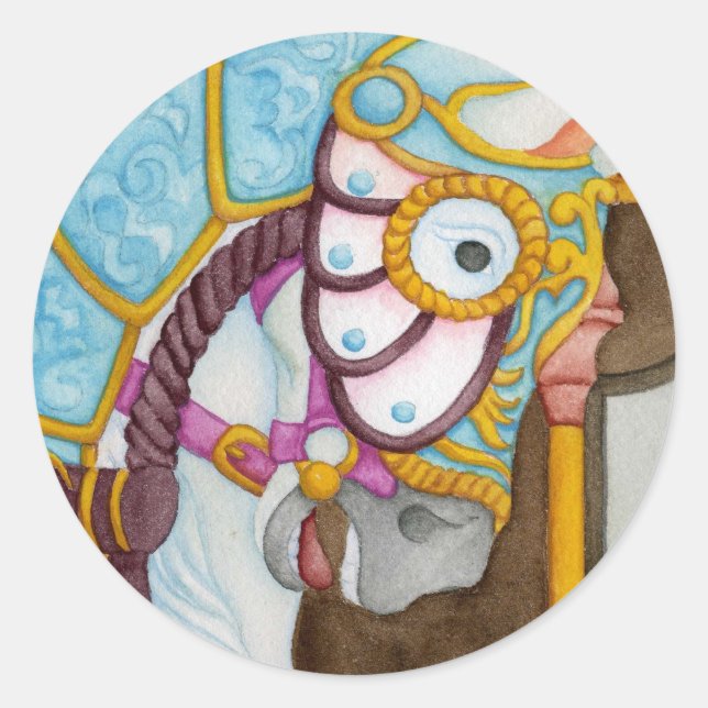 Carousel Horse Sticker (Front)